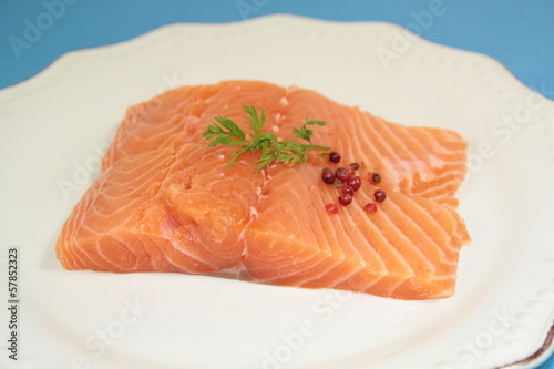 Photo: pavés de saumon pavés de saumon