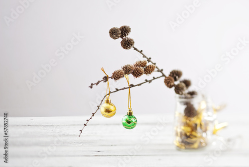 Photo: Trendy christmas decorations Trendy christmas decorations