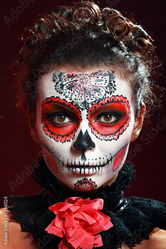 Photo: halloween make up sugar skull halloween make up sugar skull