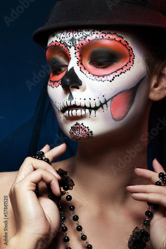 Photo: halloween make up sugar skull halloween make up sugar skull