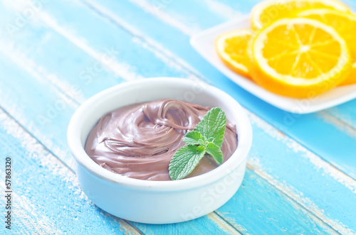 Photo: chocolate and oranges chocolate and oranges