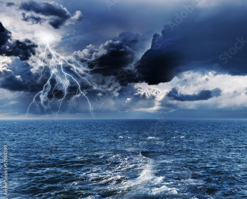 Photo: Storm at night Storm at night