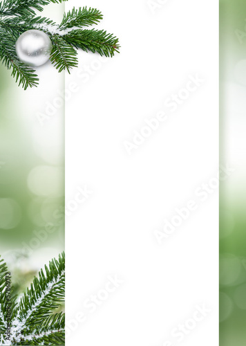 Photo: Weihnachtsdekoration, Saison, Grußkarte, grün Weihnachtsdekoration, Saison, Grußkarte, grün