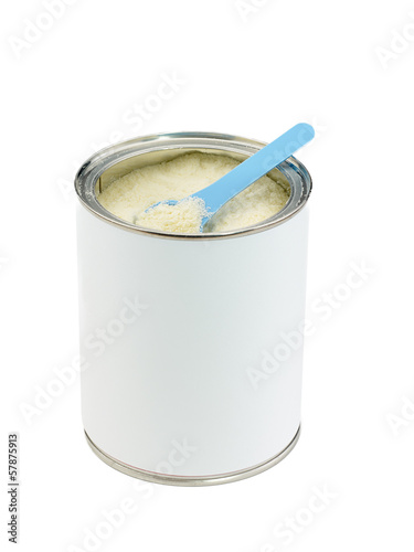 Photo: Powdered milk dairy food for baby. Powdered milk dairy food for baby.