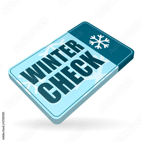 Vector: karte v4 wintercheck I karte v4 wintercheck I