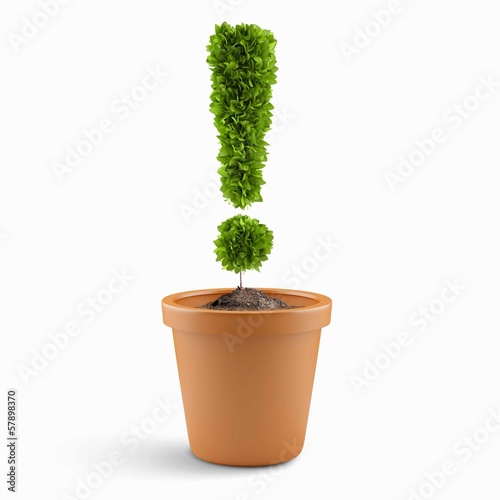 Illustration: Exclamation symbol Exclamation symbol