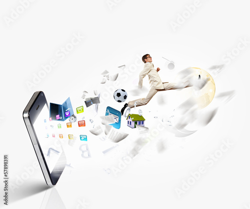 Photo: Communication concept Communication concept
