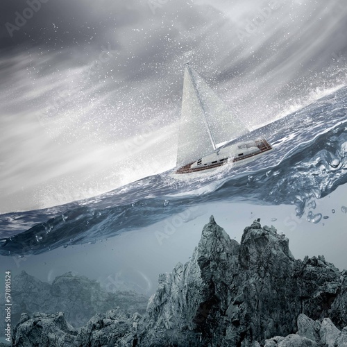 Photo: Yachting sport Yachting sport