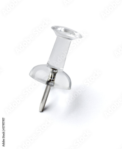 Photo: push pin thumbtack paper clip office business push pin thumbtack paper clip office business