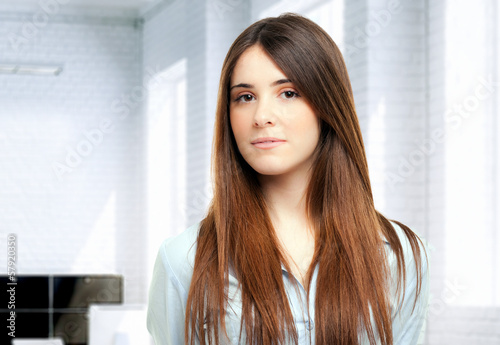 Photo: Businesswoman in her office Businesswoman in her office
