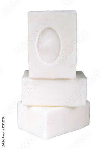 Photo: White soap White soap