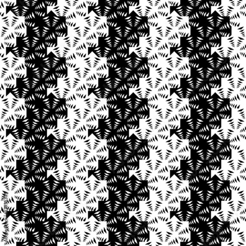 Vector: Design seamless monochrome striped pattern Design seamless monochrome striped pattern