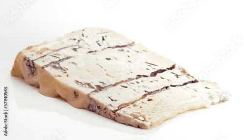Photo: triangular piece of creamy gorgonzola triangular piece of creamy gorgonzola