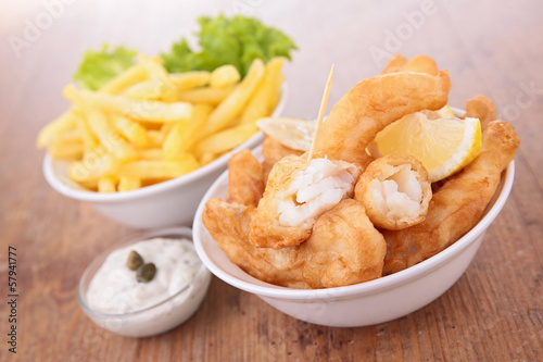 Photo: fish and chips fish and chips