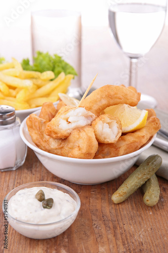 Photo: fish and chips fish and chips