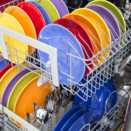 Photo: Open dishwasher Open dishwasher