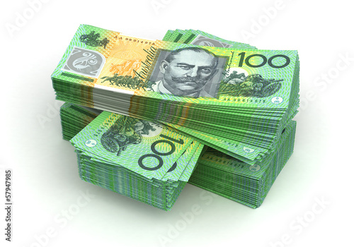 Illustration: Stack of Australian Dollar Stack of Australian Dollar
