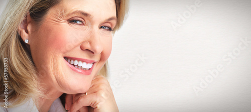 Photo: Senior woman portrait. Senior woman portrait.