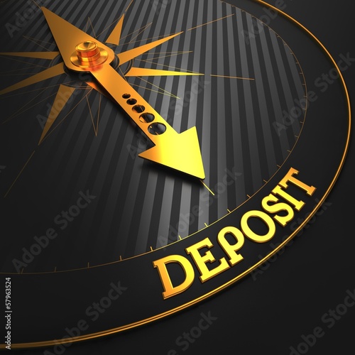 Illustration: Deposit. Business Background. Deposit. Business Background.