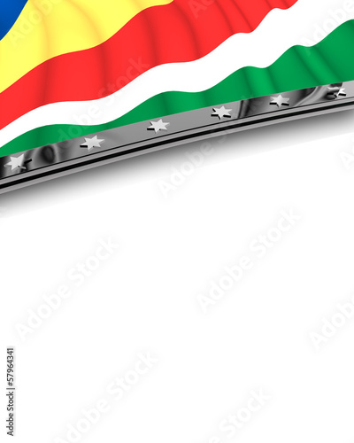 Illustration: Designelement Flagge Seychellen Designelement Flagge Seychellen