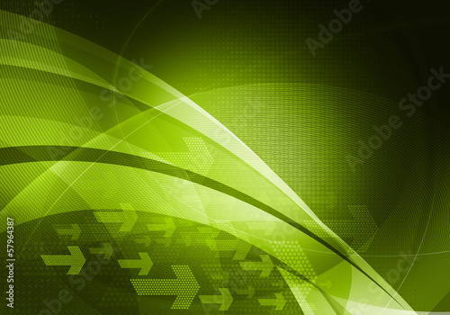 Illustration: green graphic arrows background green graphic arrows background