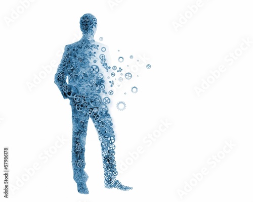 Photo: Silhouette of businessman Silhouette of businessman