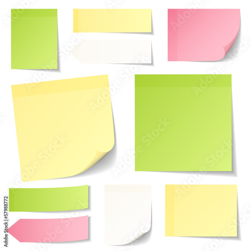 Vector: Stick Notes Mix Collection Stick Notes Mix Collection
