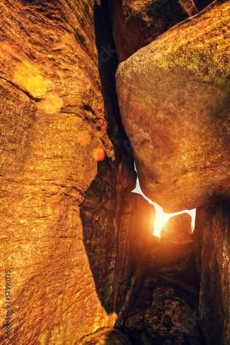 Photo: rock crevice rock crevice
