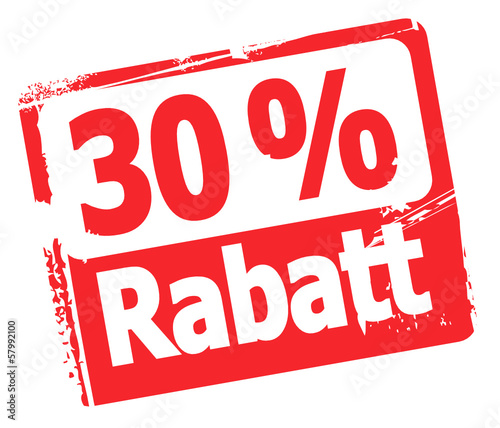 Vector: 30 % Rabatt 30 % Rabatt