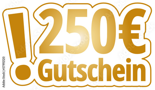 Vector: 250 € Gutschein 250 € Gutschein
