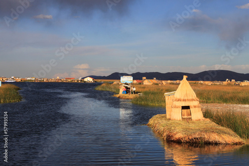 Photo: Uros floating Islands Uros floating Islands