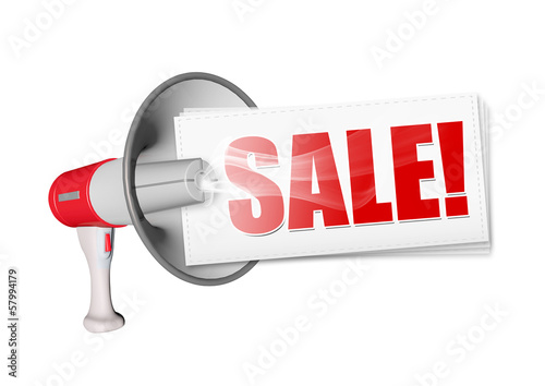 Illustration: Sale! Button, Icon Sale! Button, Icon