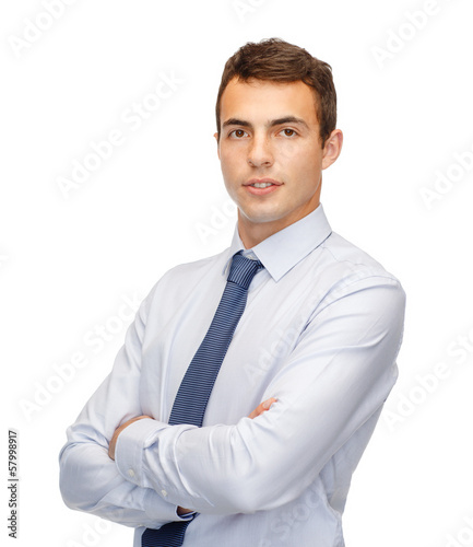 Photo: friendly young buisnessman friendly young buisnessman