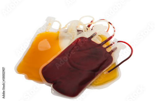 Photo: bag of blood bag of blood