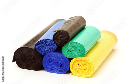 Photo: Rubbish bags rolls Rubbish bags rolls