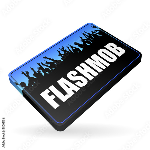 Vector: karte v4 flashmob I karte v4 flashmob I