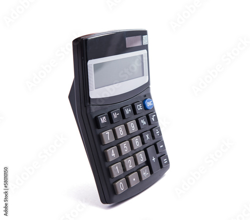 Photo: Calculator isolated Calculator isolated