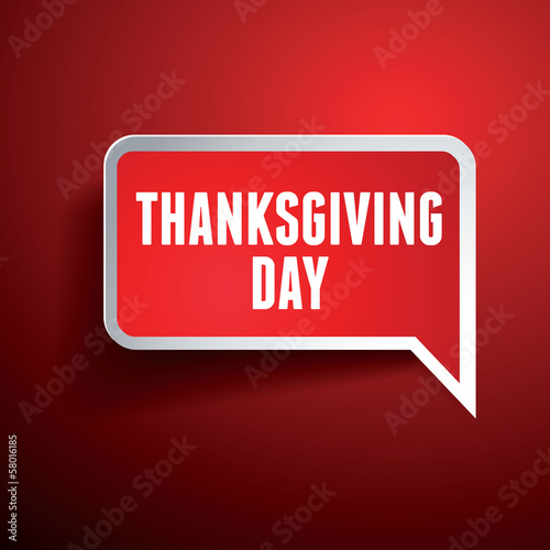 Vector: Thanksgiving day label Thanksgiving day label