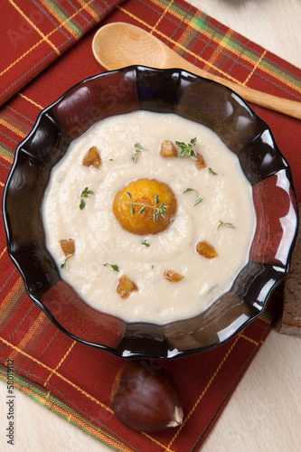 Photo: Chestnut Kohlrabi Soup Chestnut Kohlrabi Soup