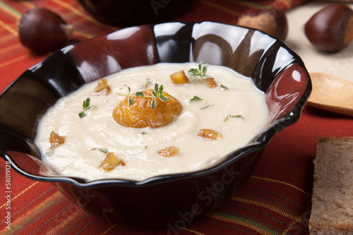Photo: Chestnut Kohlrabi Soup Chestnut Kohlrabi Soup