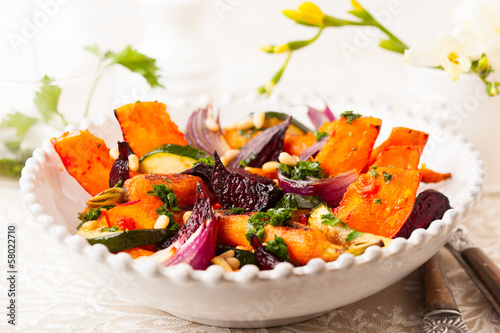 Photo: Roasted vegetables Roasted vegetables