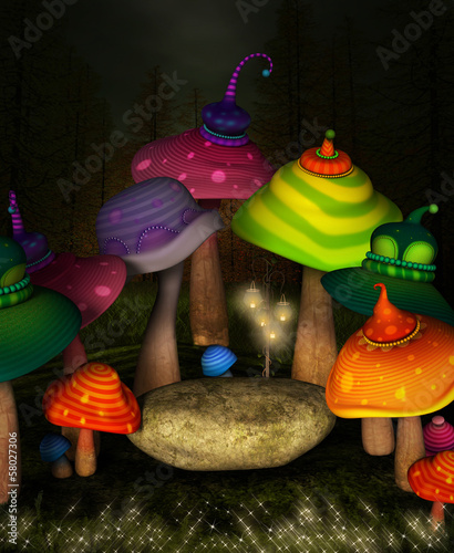 Illustration: Wonderland series - Wonderland place Wonderland series - Wonderland place