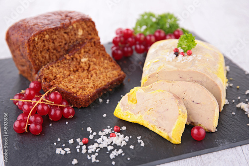 Photo: goose liver and gingerbread goose liver and gingerbread