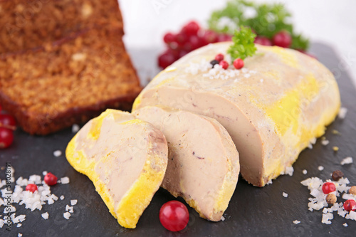 Photo: goose liver and gingerbread goose liver and gingerbread