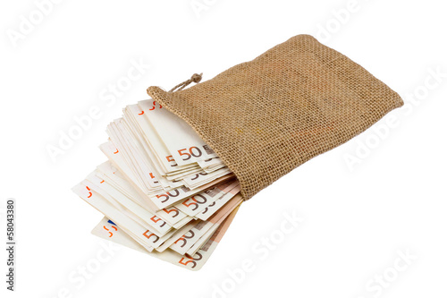 Photo: sack voller banknoten sack voller banknoten