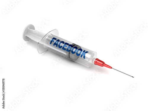 Illustration: social media addiction 3d concept social media addiction 3d concept