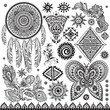 Tribal vintage ethnic pattern set Tribal vintage ethnic pattern set