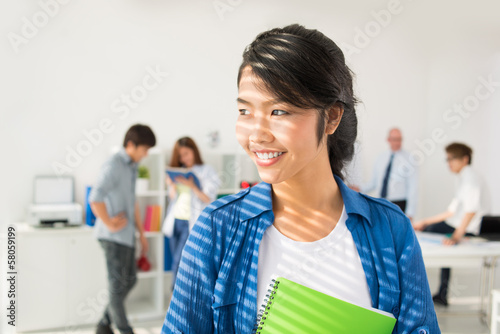 Photo: Pretty teenage student Pretty teenage student