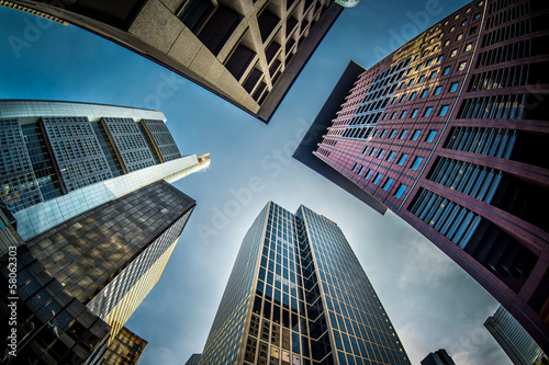 Photo: Skyscrapers of Frankfurt am Main, Germany Skyscrapers of Frankfurt am Main, Germany