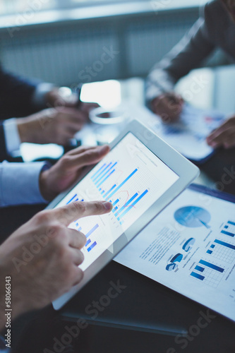 Photo: Working with electronic document Working with electronic document